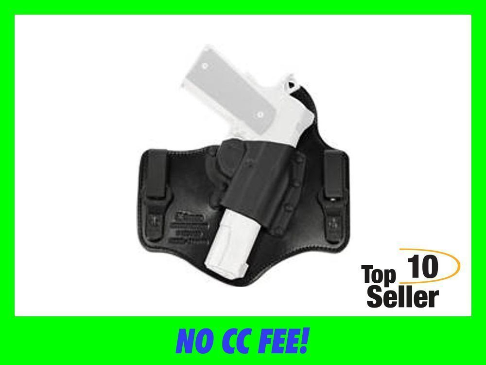 Galco KT870RB KingTuk Deluxe IWB Black Kydex/Leather UniClip Fits Sig...-img-0