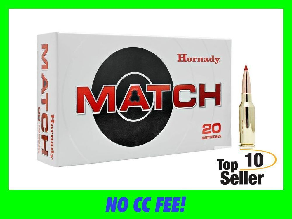 Hornady 81608 Match 6mm ARC 108 gr Extremely Low Drag-Match 20 Bx/ 10 Cs-img-0