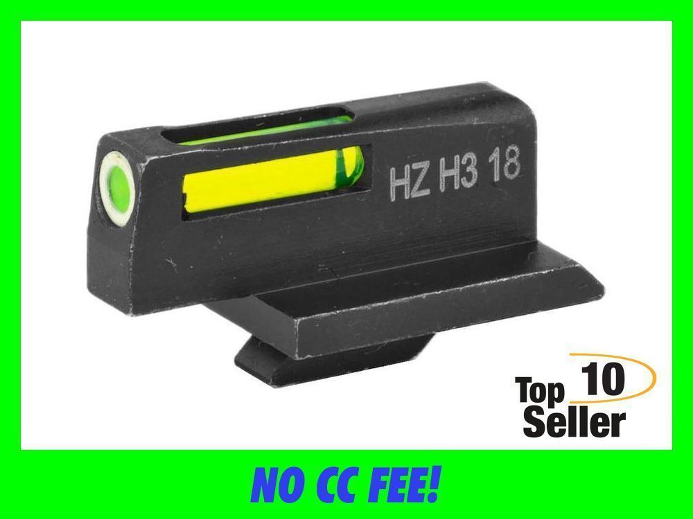 HiViz GPN301 LiteWave H3 Tritium/LitePipe GP100 Front Sight Black |...-img-0