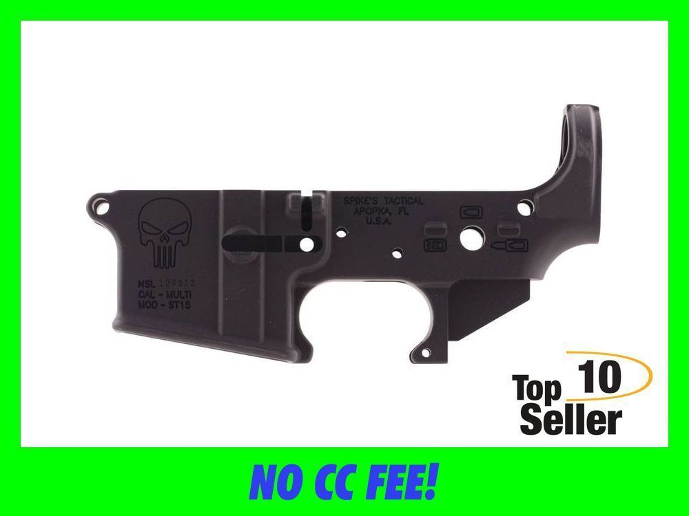 Spikes Tactical Punisher Lower Receiver Multi-Caliber Stripped AR-15-img-0