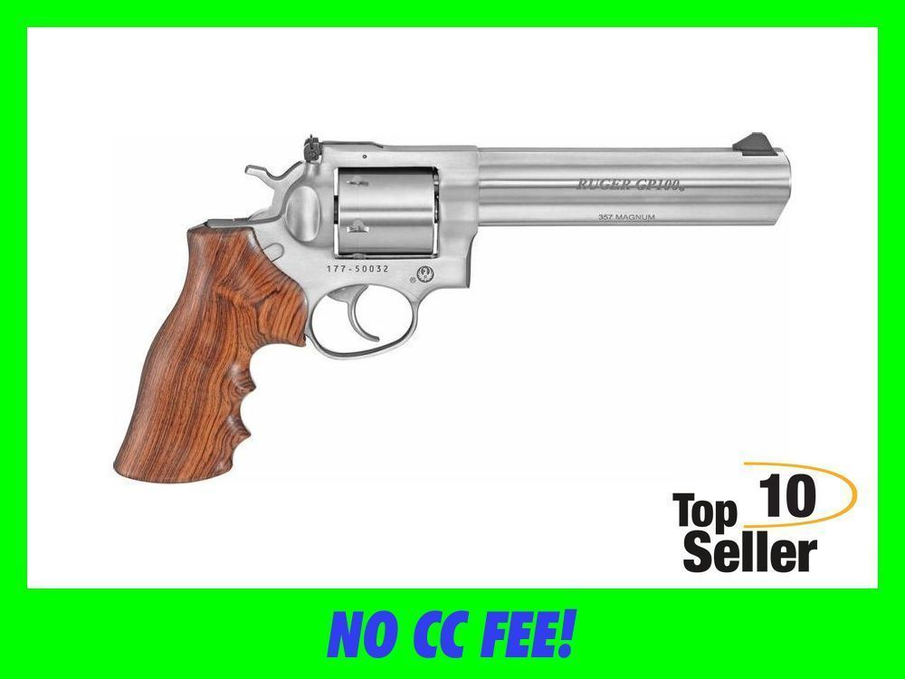 RUGER GP100 357MAG 6” STS 6RD AS-img-0