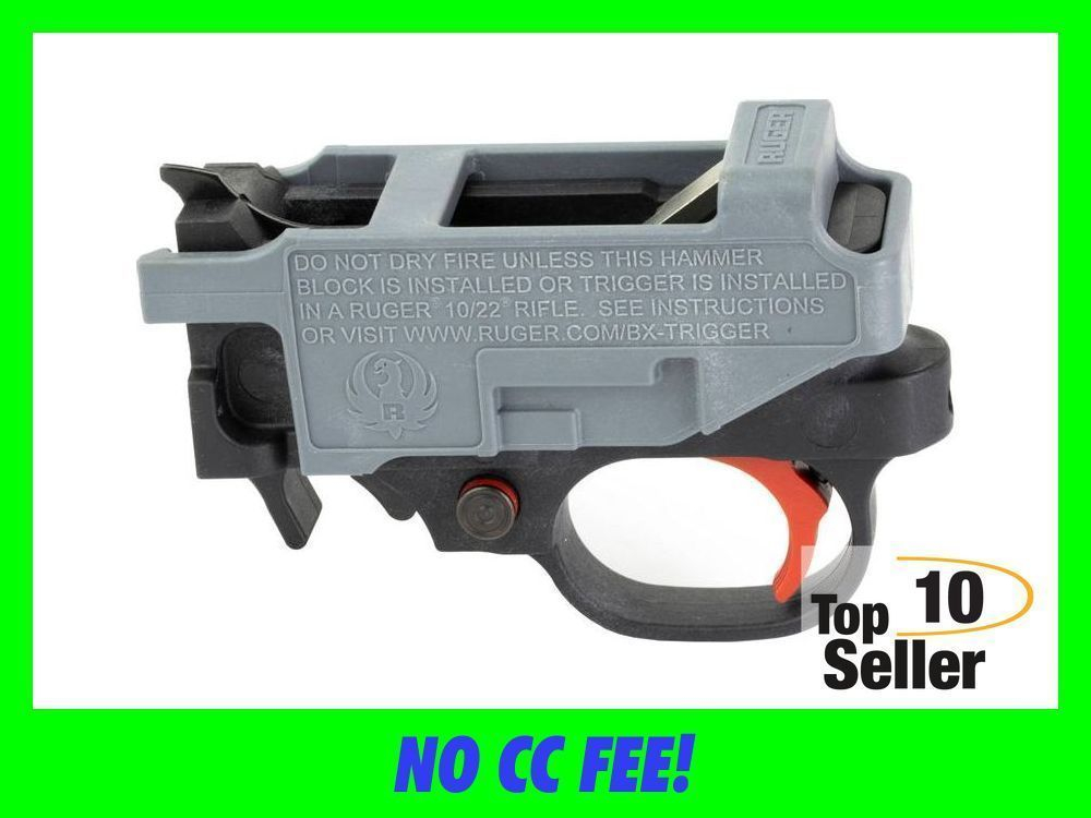 Ruger 90631 BX Trigger 10/22/22 Charger 2.75 lbs. Draw Weight, Red-img-0