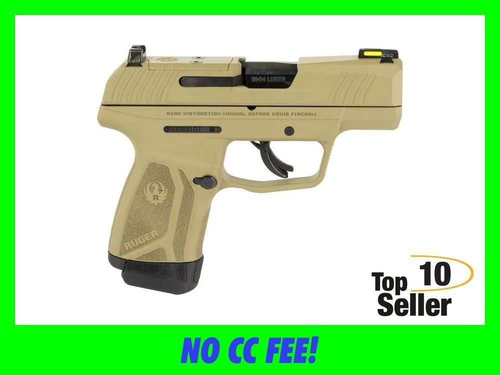 RUGER MAX-9 9MM 3.20” 12RD NTS FDE-img-0