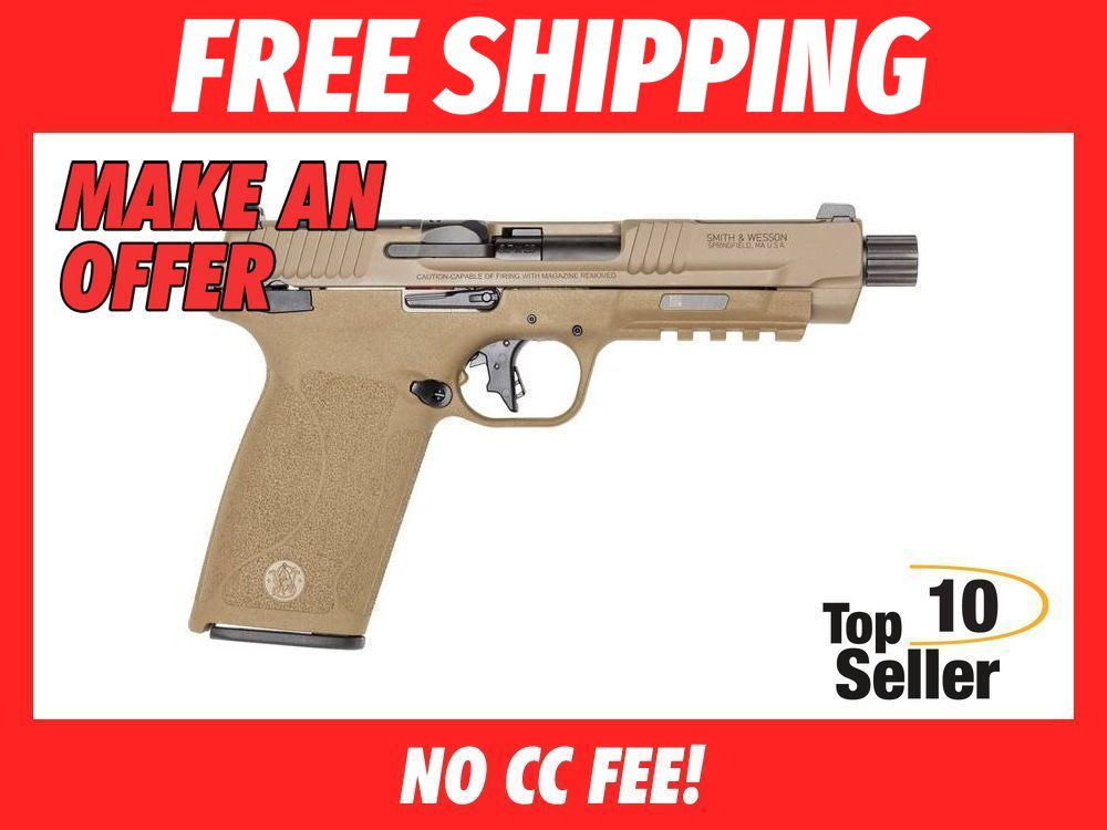S&W M&P 5.7 14004 5.7X28 OR 5 (2)22R FDE-img-0