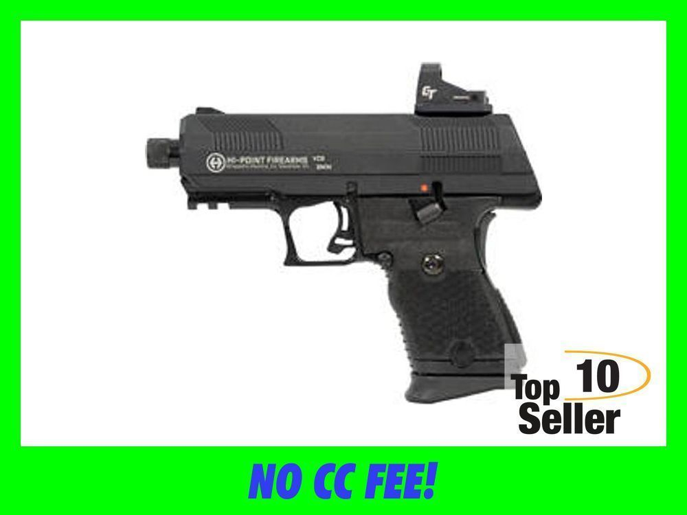 Hi-Point YC9RDCT YC9 w/Red Dot 9mm Luger 10+1 4.12” Black Steel...-img-0