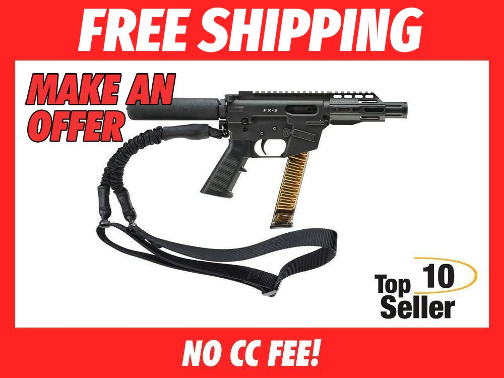 FREEDOM ORDNANCE FX9P4T FX-9 9mm Luger 32+1 4”, Black, M-LOK Handguard-img-0