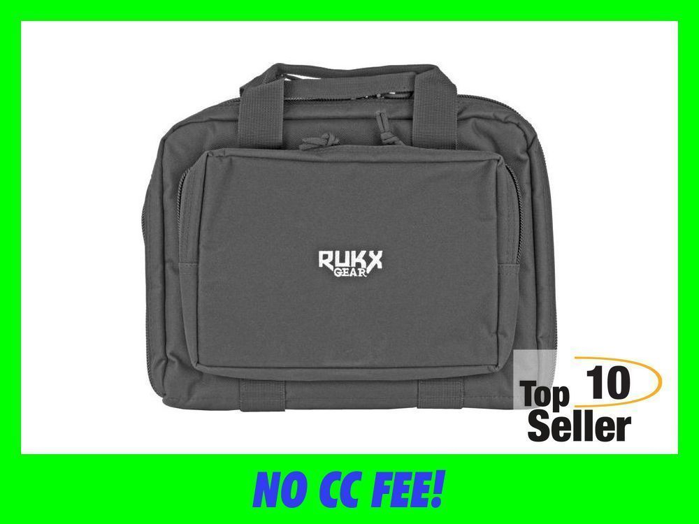 Rukx Gear ATICTDPCB Double Pistol Water Resistant Black 600D Polyester...-img-0