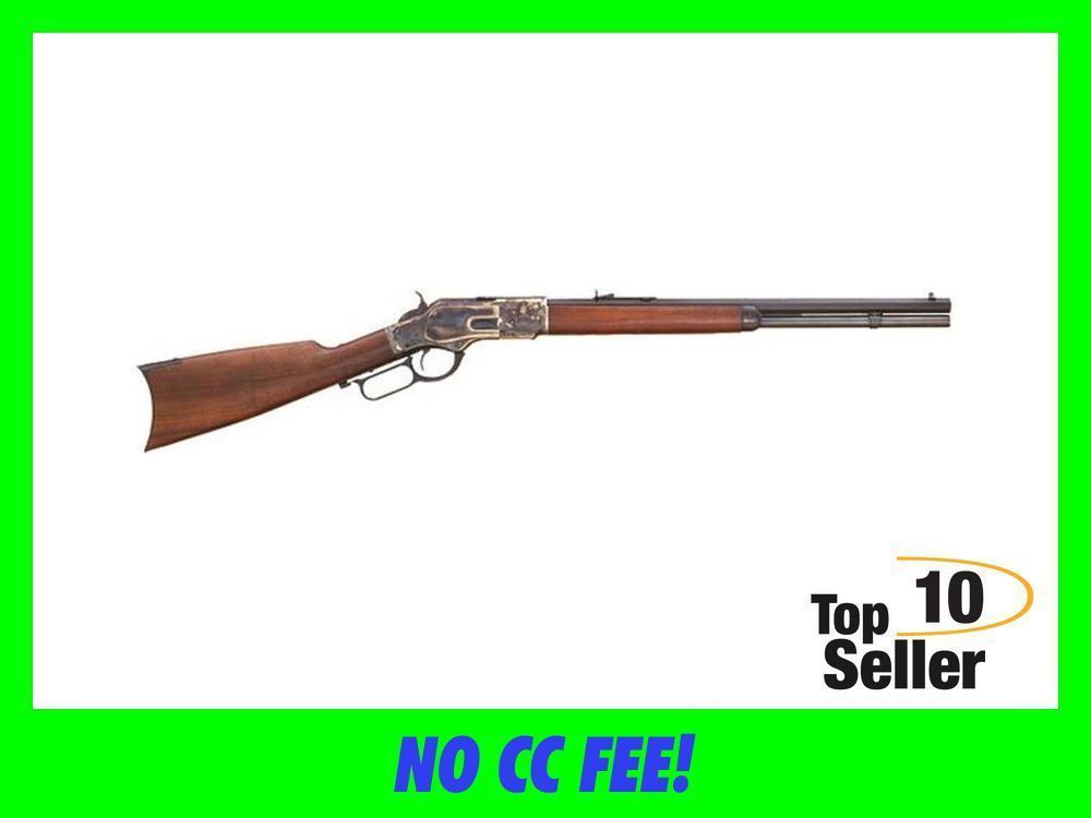 Cimarron CA281 1873 Short Full Size 45 Colt (LC) 10+1, 20” Blued...-img-0