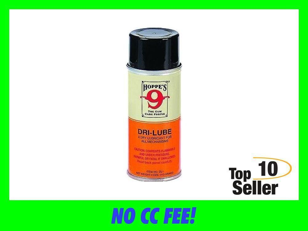 Hoppe’s DL1 No. 9 Dri-Lube 4 oz Aerosol 10 Pack - Gun Cleaning Kits ...