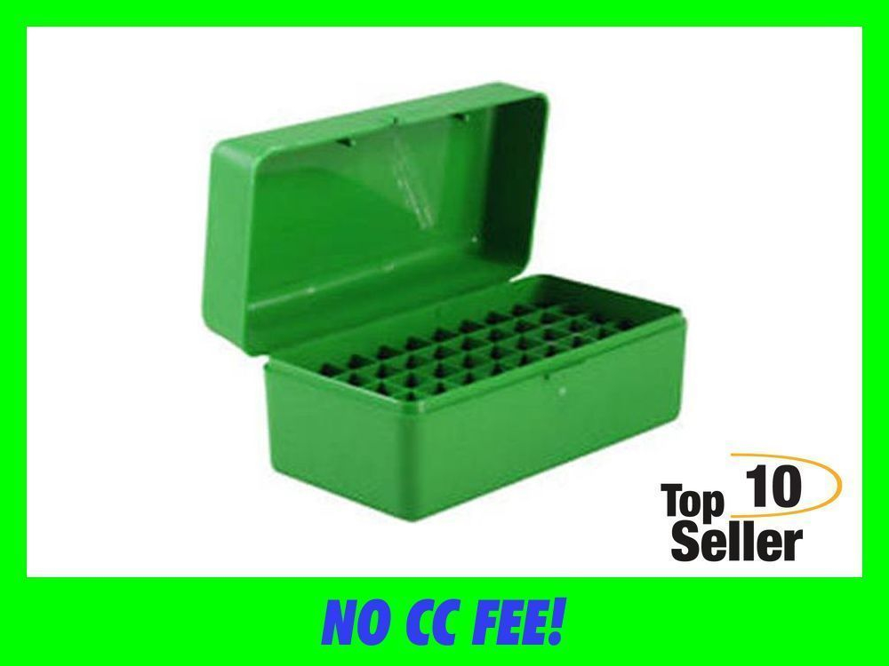 MTM AMMO BOX WSM & .45/70 50-ROUNDS FLIP TOP STYLE GREEN-img-0
