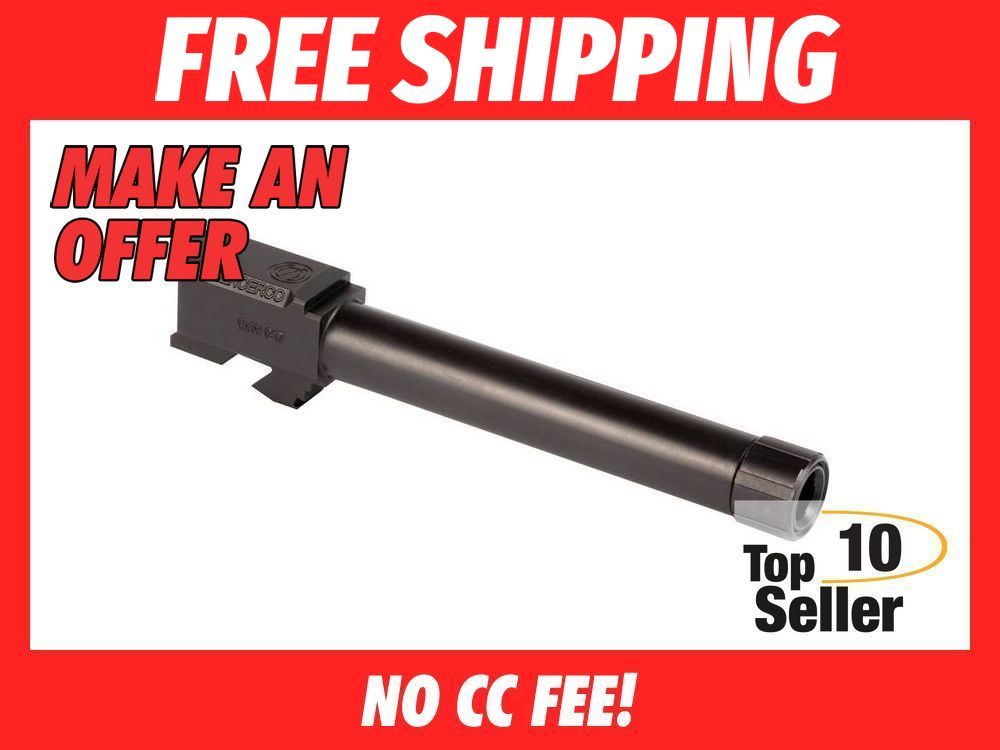 SilencerCo AC864 Threaded Barrel 5” 9mm Luger, Black Nitride Stainless-img-0