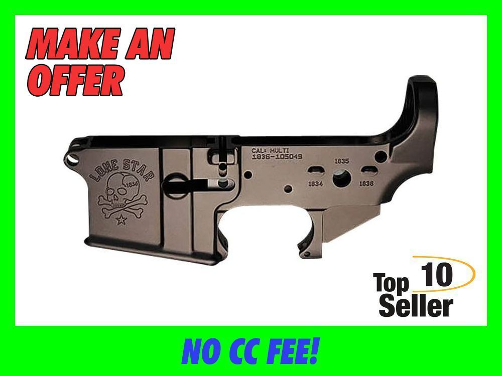 Sons Of Liberty Gun Works LONESTAR Lone Star Stripped Lower Receiver...-img-0
