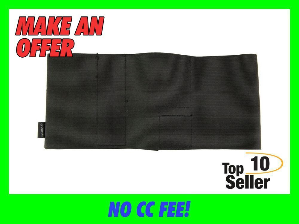 Bulldog WBWDS Deluxe Belly Wrap 32” Small Black Elastic w/Velcro...-img-0