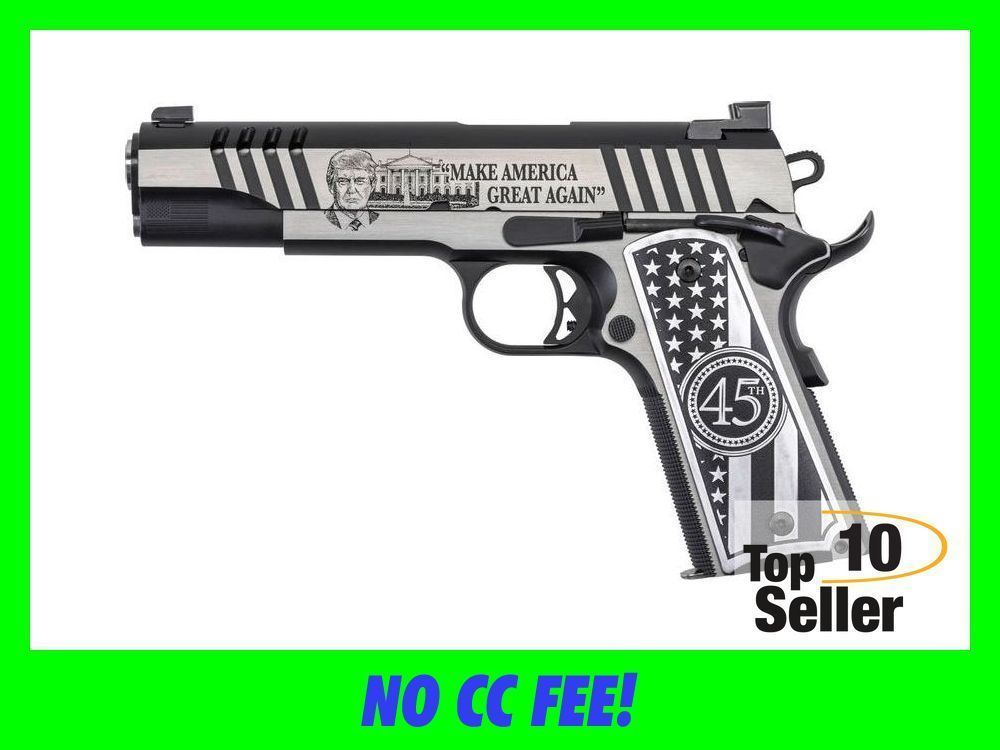 Auto Ordnance 1911 A1 45th President Trump Make America Great Stainless-img-0