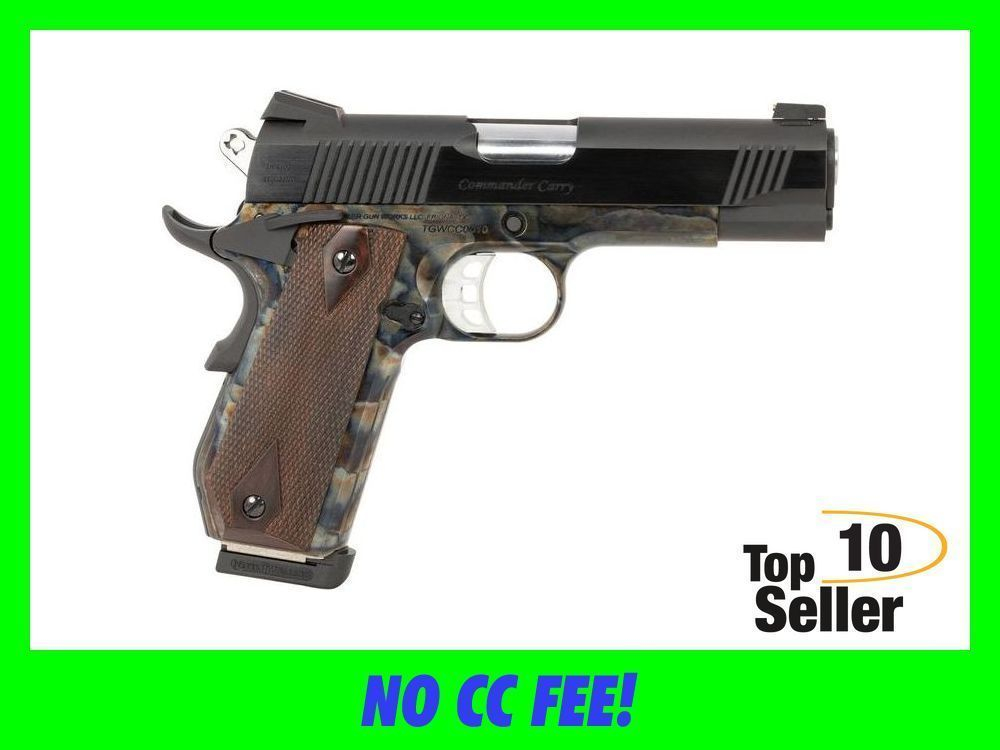 Tyler Gun Works TGWCMCC45 Custom 1911 Commander 45 ACP 7+1 4.25”...-img-0