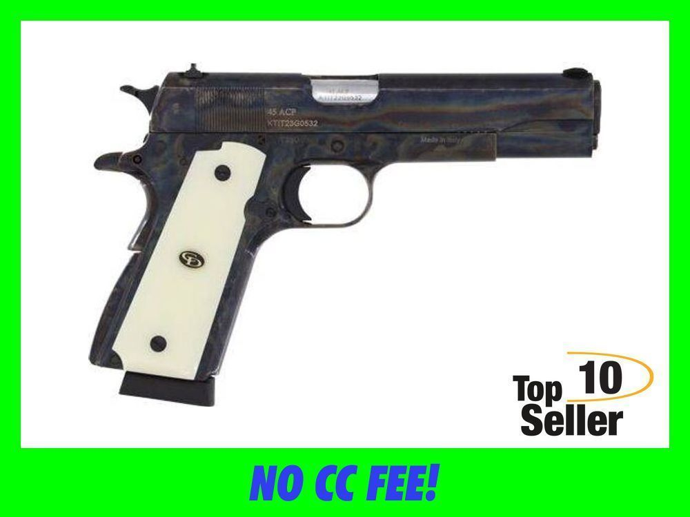 CHARLES DALY 1911 FIELD .45ACP 5” FS CASE COLORED/IVORY GRIPS-img-0