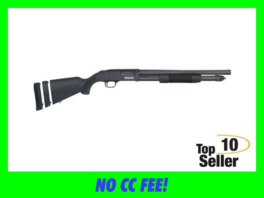 Mossberg 51607 590S Compact 12 Gauge Pump 3” 5+1 18.50” Matte Blued ...