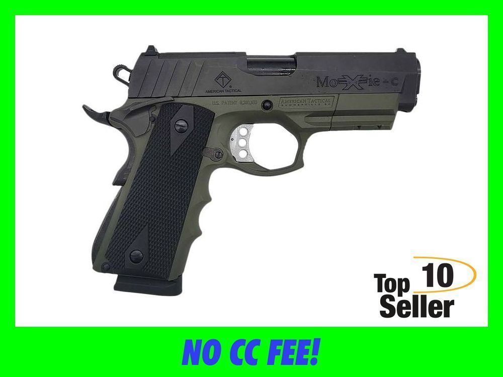 ATI GFXH45MCBFG FXH45 Moxie 45 ACP 8+1 4.25” Black Nitride Steel