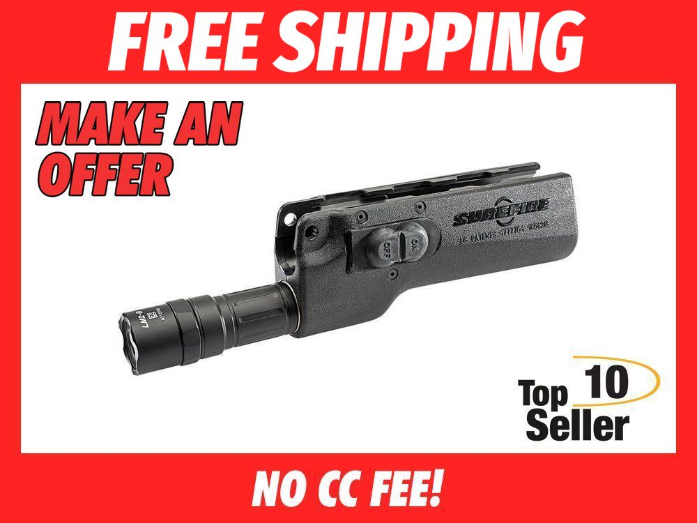SureFire 628LMFB Forend Weaponlight Black 1,000 Lumens White LED