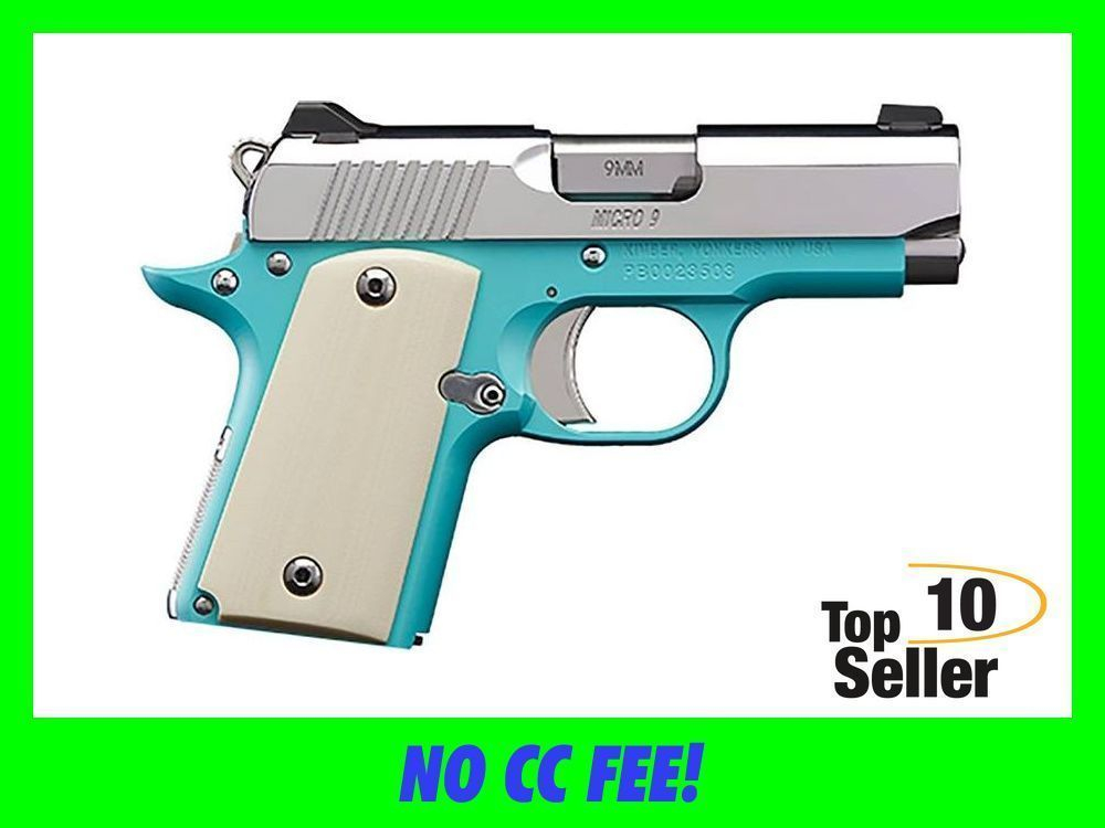 Kimber Mfg.,inc 3700647 Micro 9 Bel Air NS 9mm 6+1 3.15” Stainless