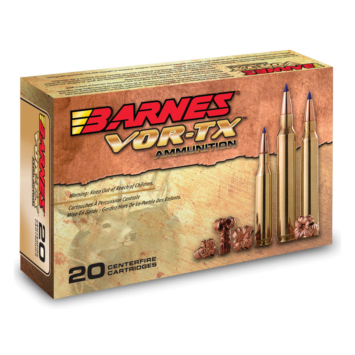 Barnes VOR-TX 35 Whelen 180 GR Tipped TSX Grain Ammo 20 Round-img-0