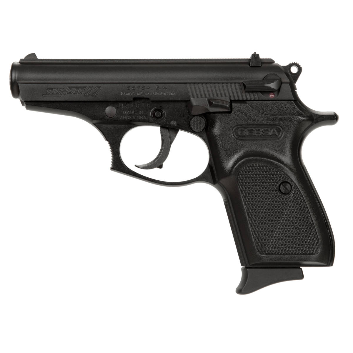 Bersa T22M Thunder Micro-Compact Frame 22 LR 10+1, 3.50” Black Steel...-img-0