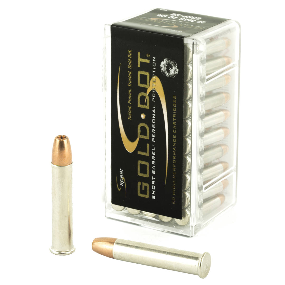 Speer 954 Gold Dot Short Barrel 22WMR 40gr Hollow Point 50 Per Box/40 Case-img-0