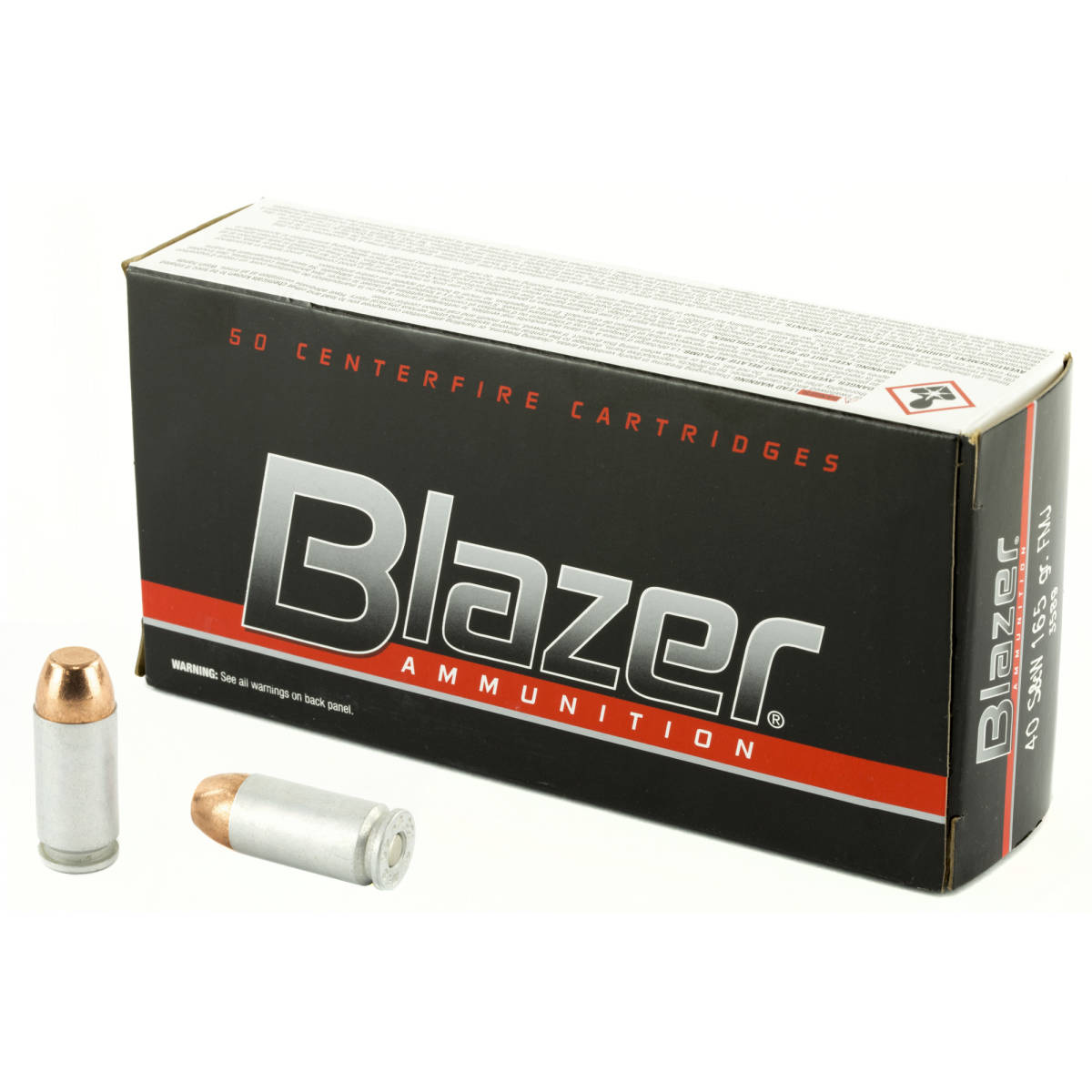 CCI 3589 Blazer Handgun 40S&W 165gr Total Metal Jacket 50 Per Box/20 Case-img-0