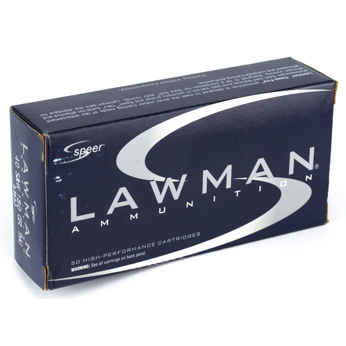 Speer 53652 Lawman 40S&W 180gr Total Metal Jacket 50 Per Box/20 Case-img-0