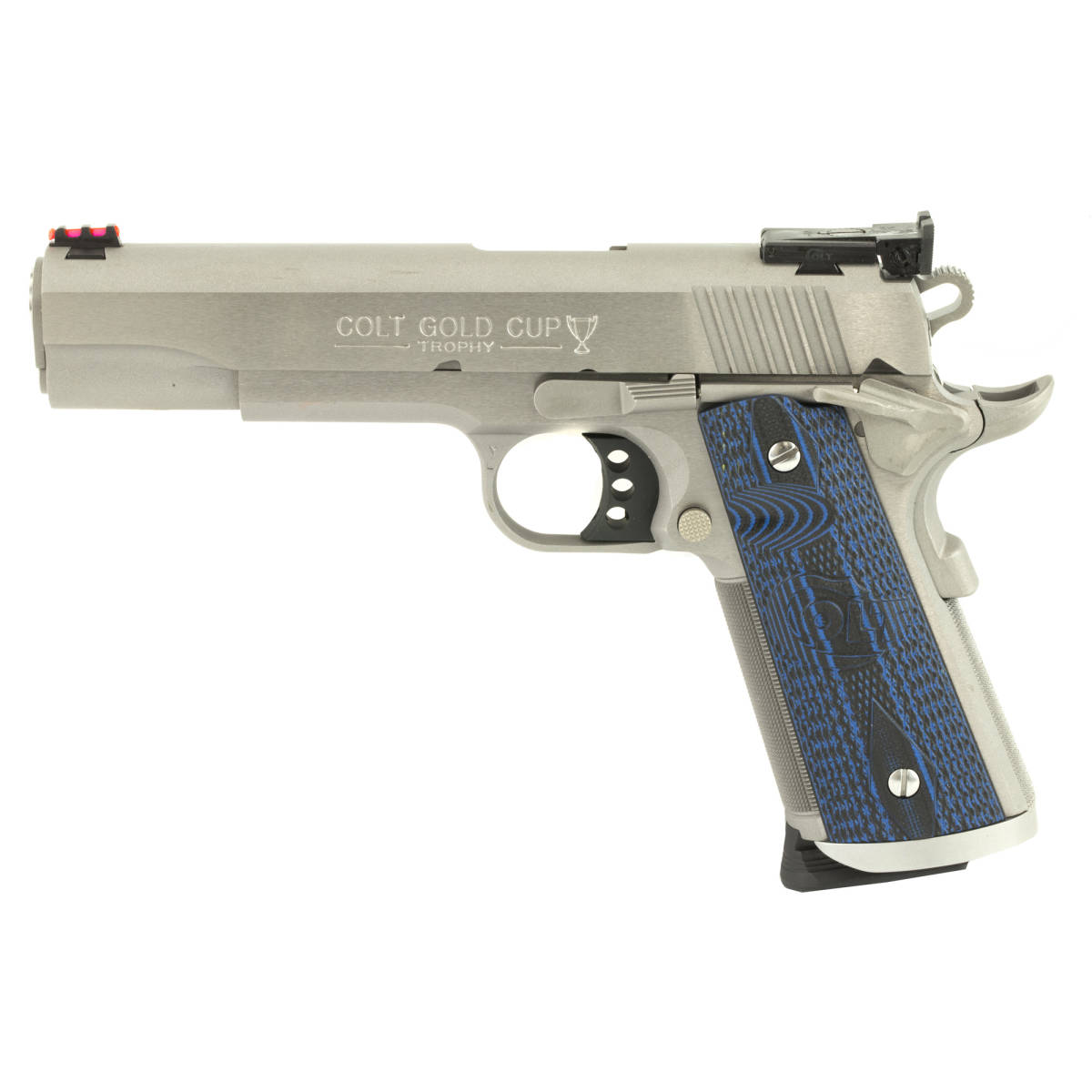 Colt 1911 Gold Cup Trophy 45 ACP 5” 8+1 Stainless O5070XE Government-img-0
