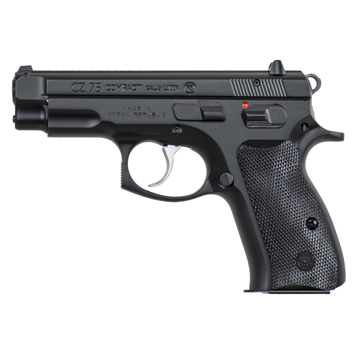CZ-USA 01190 CZ 75 Compact 9mm Luger 10+1 3.75” Blued Steel Barrel,...-img-0