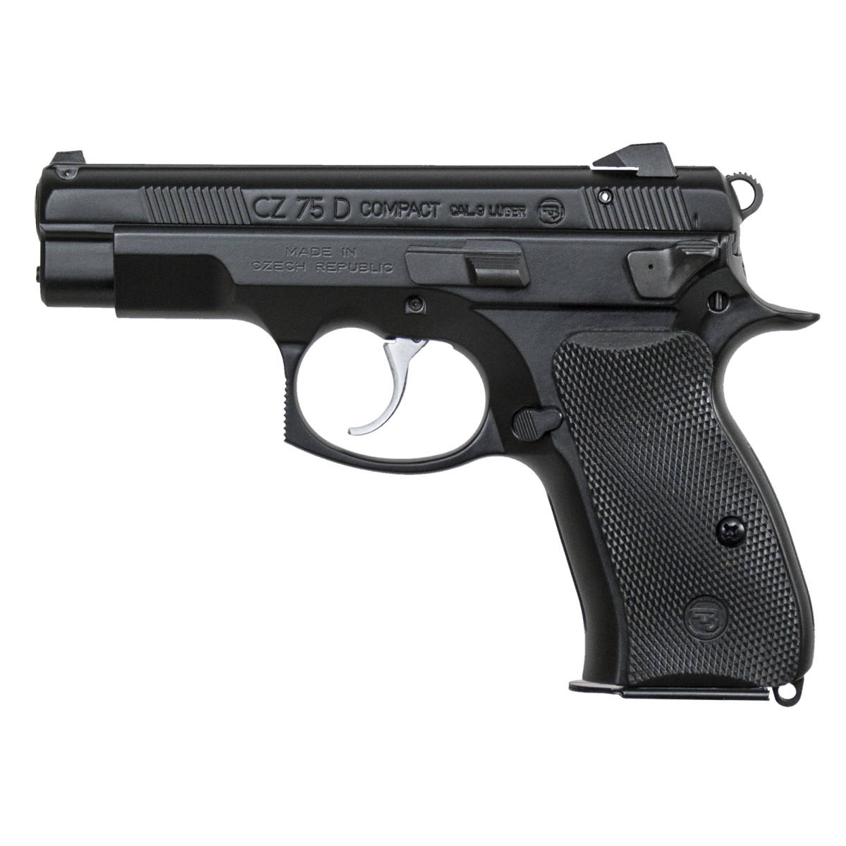 CZ-USA 01194 CZ 75 D PCR Compact 9mm Luger 10+1 3.75” Black Steel...-img-0