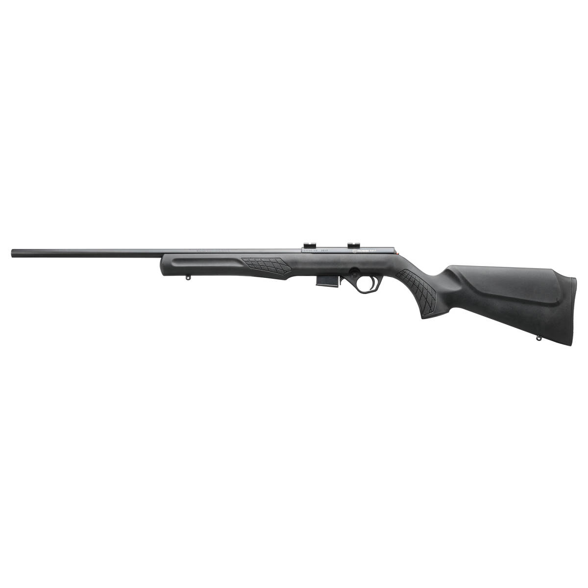 Rossi RB17H2111 RB17 Full Size 17 HMR 5+1, 21” Matte Black Button...-img-0