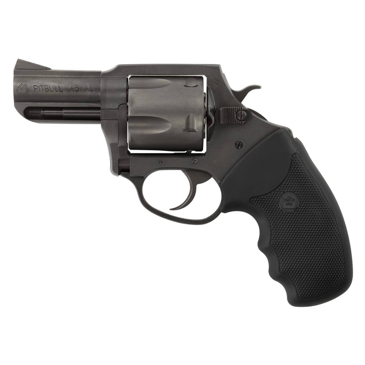 Charter Arms 64520 Pitbull 45 ACP, 5 Shot 2.50” Black Nitride Steel...-img-0