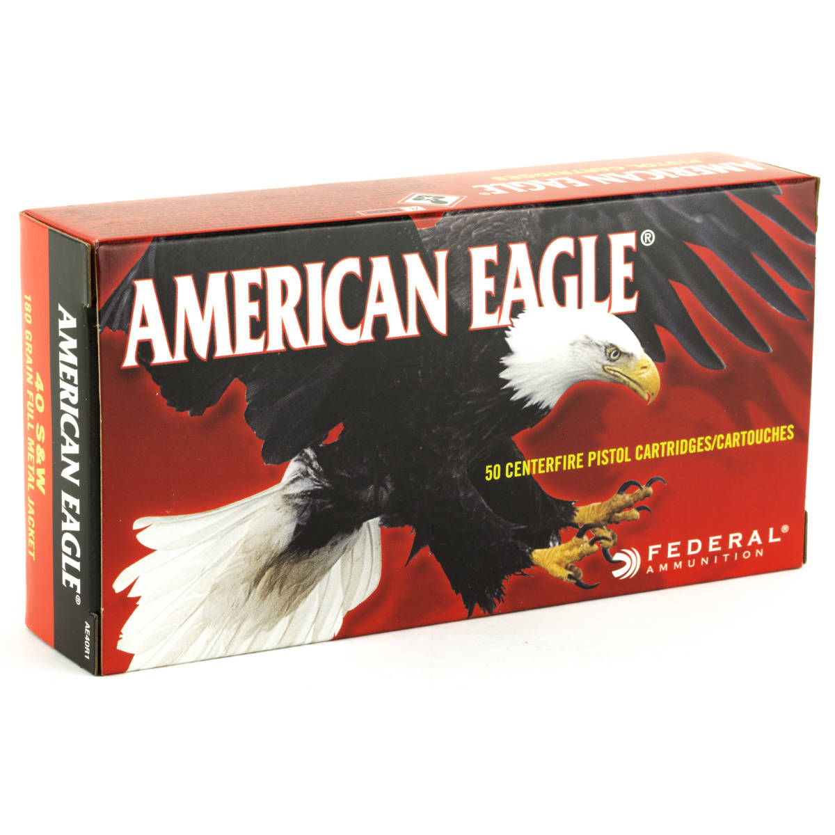 40 S&W AMMO FEDERAL AMERICAN EAGLE 40SW 180GR FMJ CAL FED-img-0