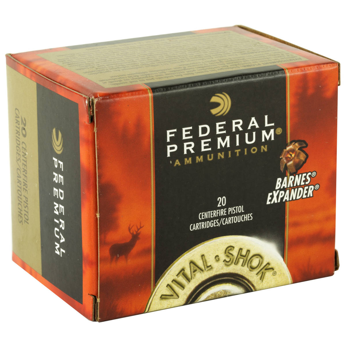 Federal P500XB1 Premium 500S&W Mag 275gr Barnes Expander BRX 20 Per...-img-0
