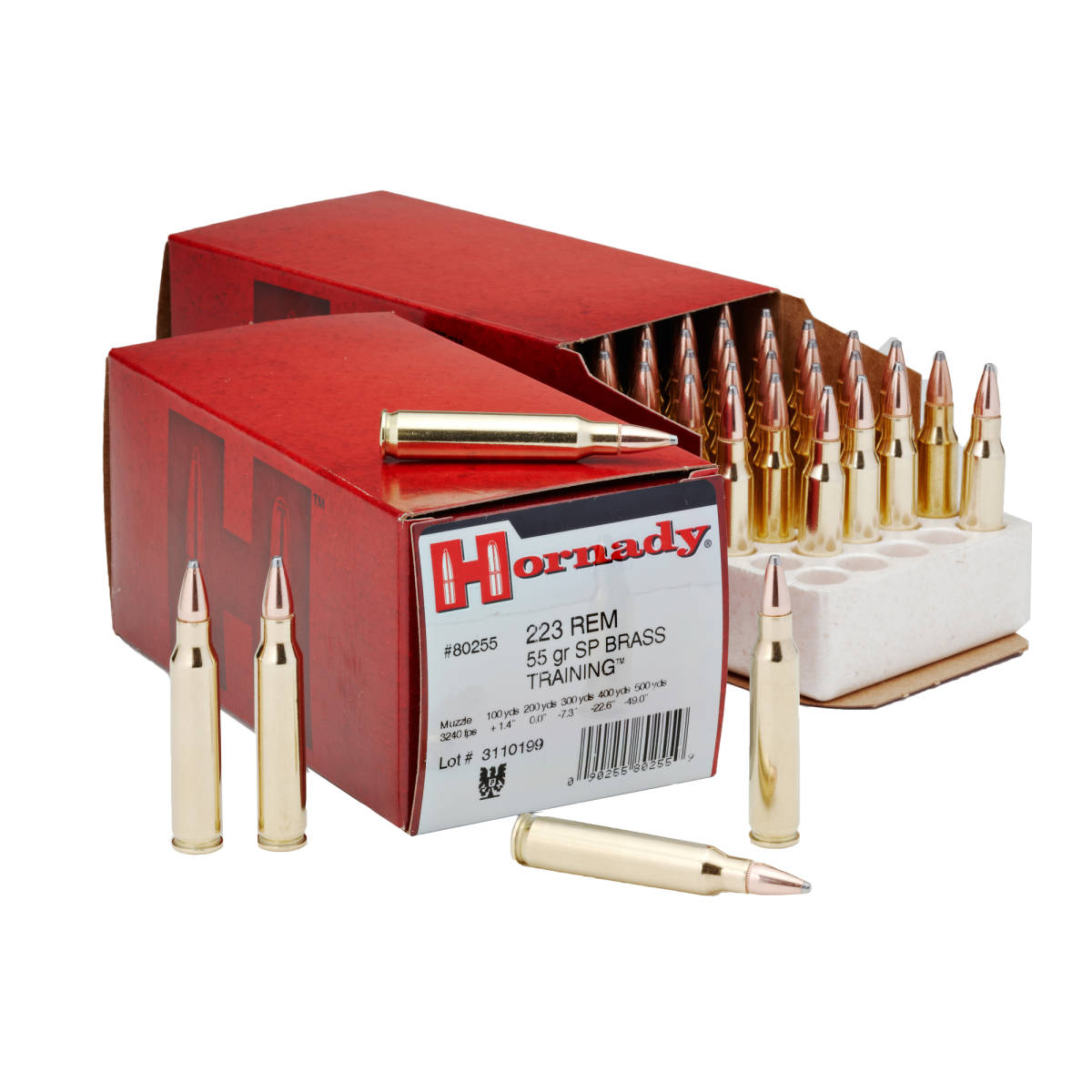 223 REM AMMO HORNADY 55 GR SPIRE SOFT POINT 223REM SP-img-0