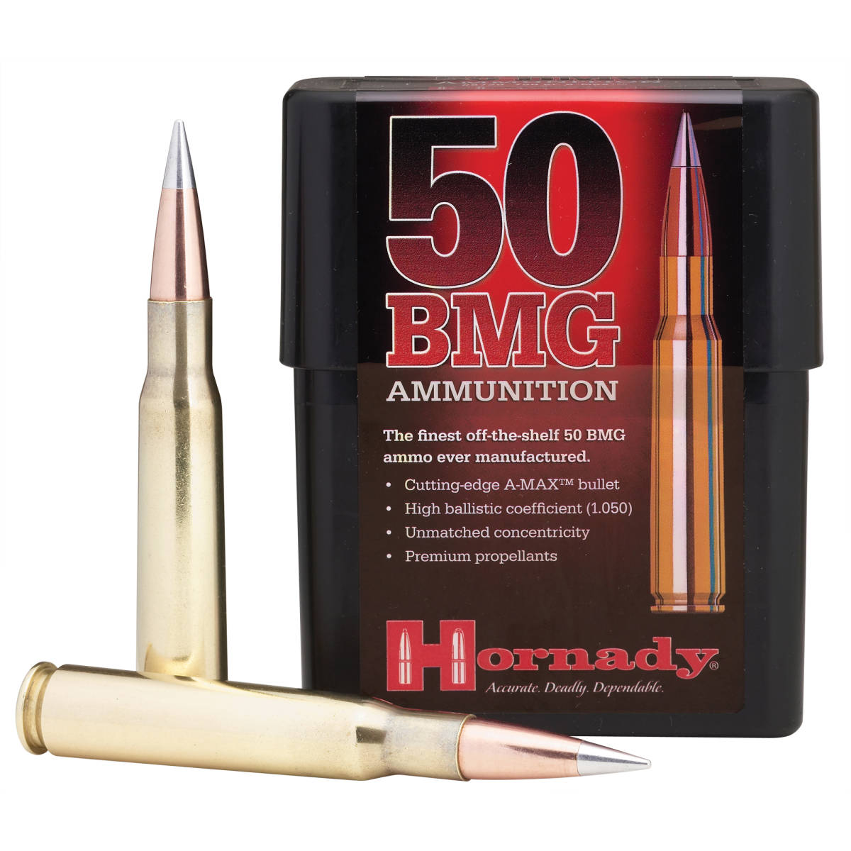 50 BMG Hornady AMax 750gr caliber Ammo 750 Grain-img-0