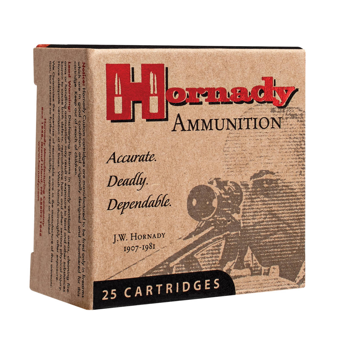 50 AE Ammo Hornady Custom 50AE 300 gr XTP Hollow Point Critical Defense-img-0