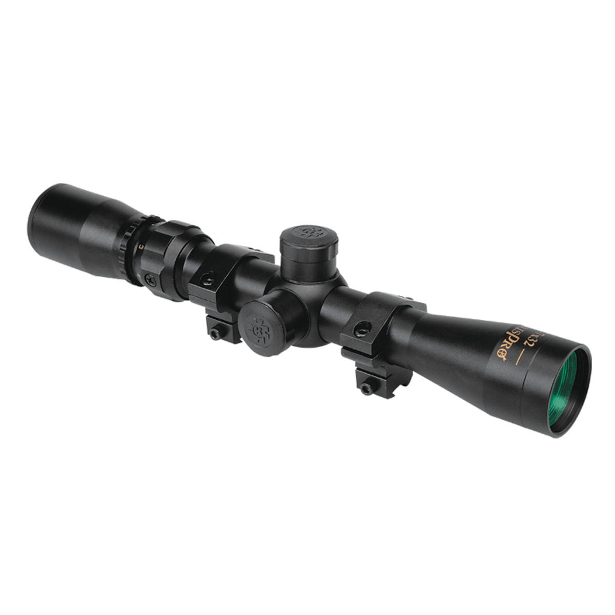 Konus 7260 KonusPro Matte Black 2-7x32mm 1” Tube Engraved 30/30 Duplex-img-0