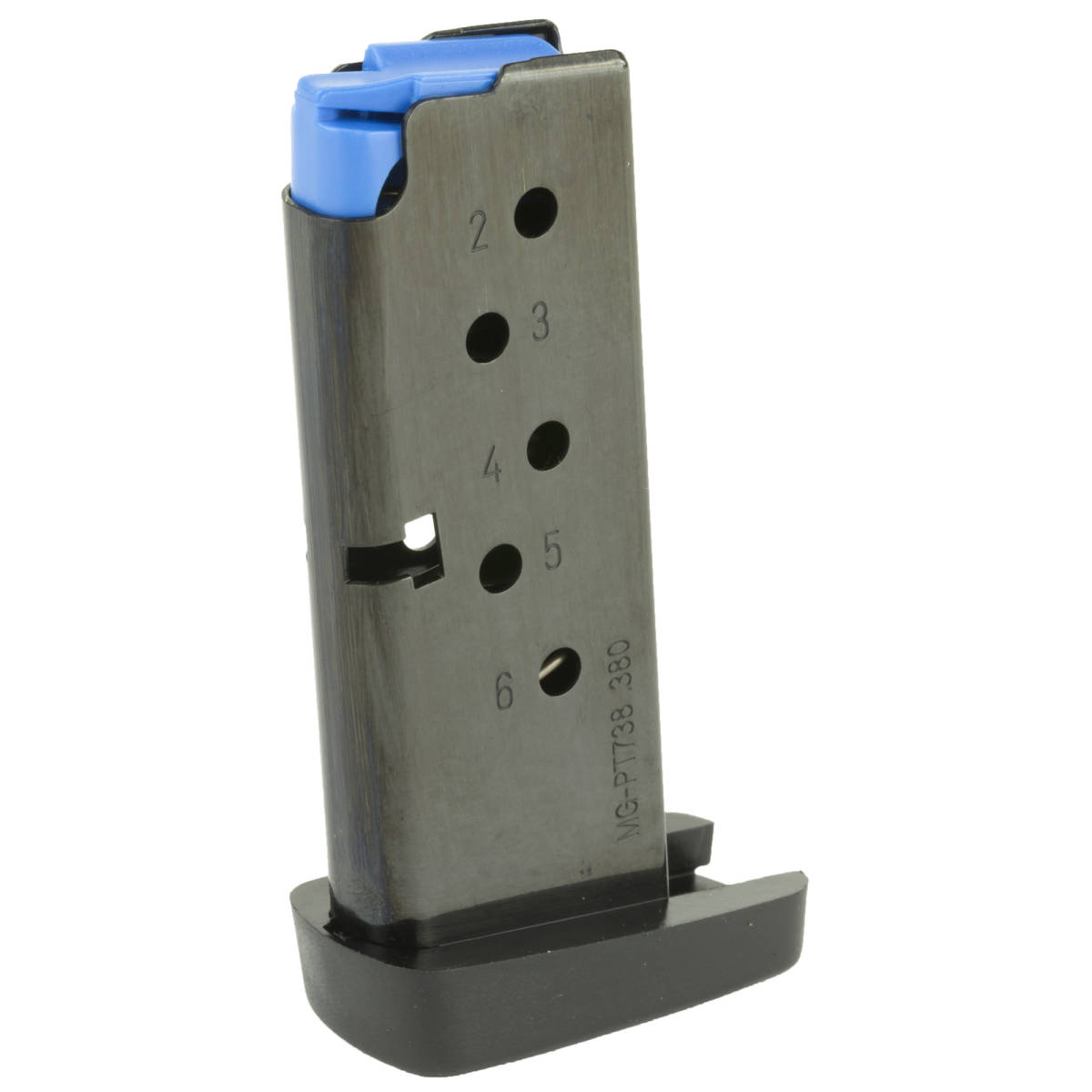Mec-Gar MGPT7386B Taurus 6rd 380 ACP Fits PT738 TCP, Blued Carbon Steel-img-0