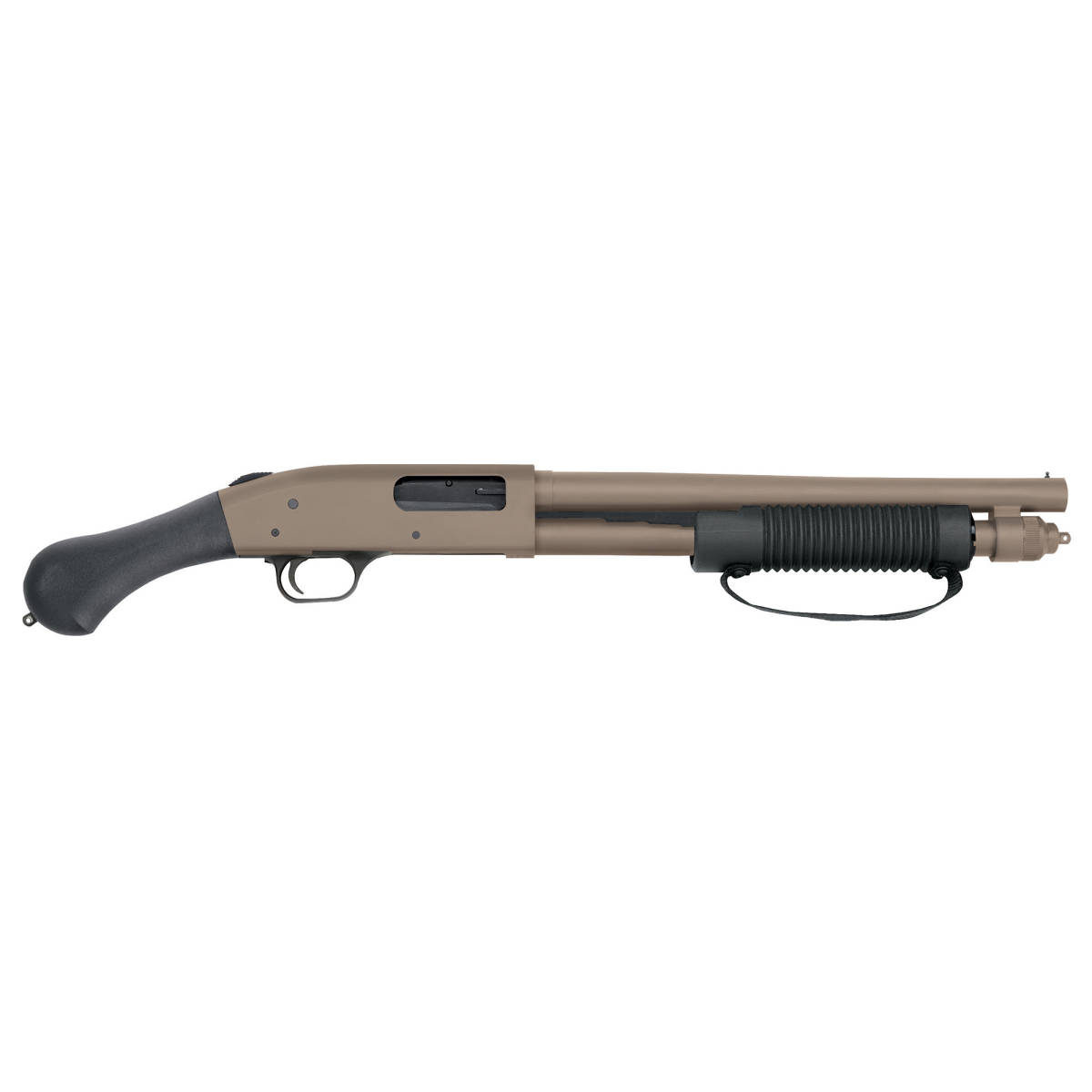 Mossberg 590 Shockwave 12 Gauge 3” 14.38” FDE Tactical Pump Defensive-img-0