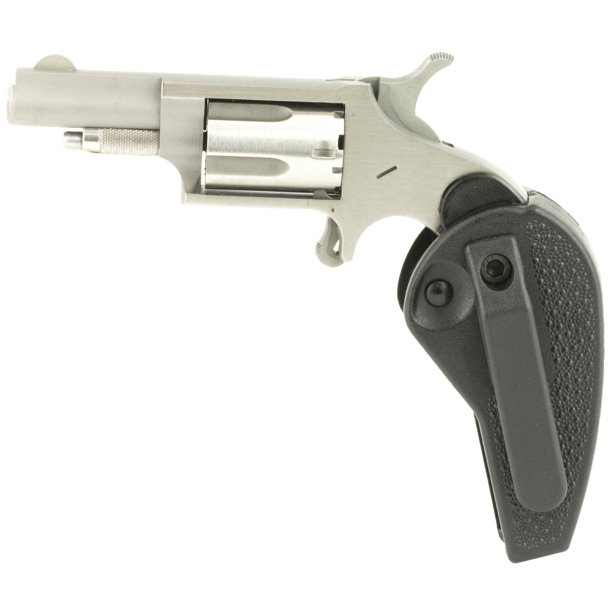 NAA Mini-Revolver 22 LR Holster 5rd 1.63” Stainless Steel Black...-img-0