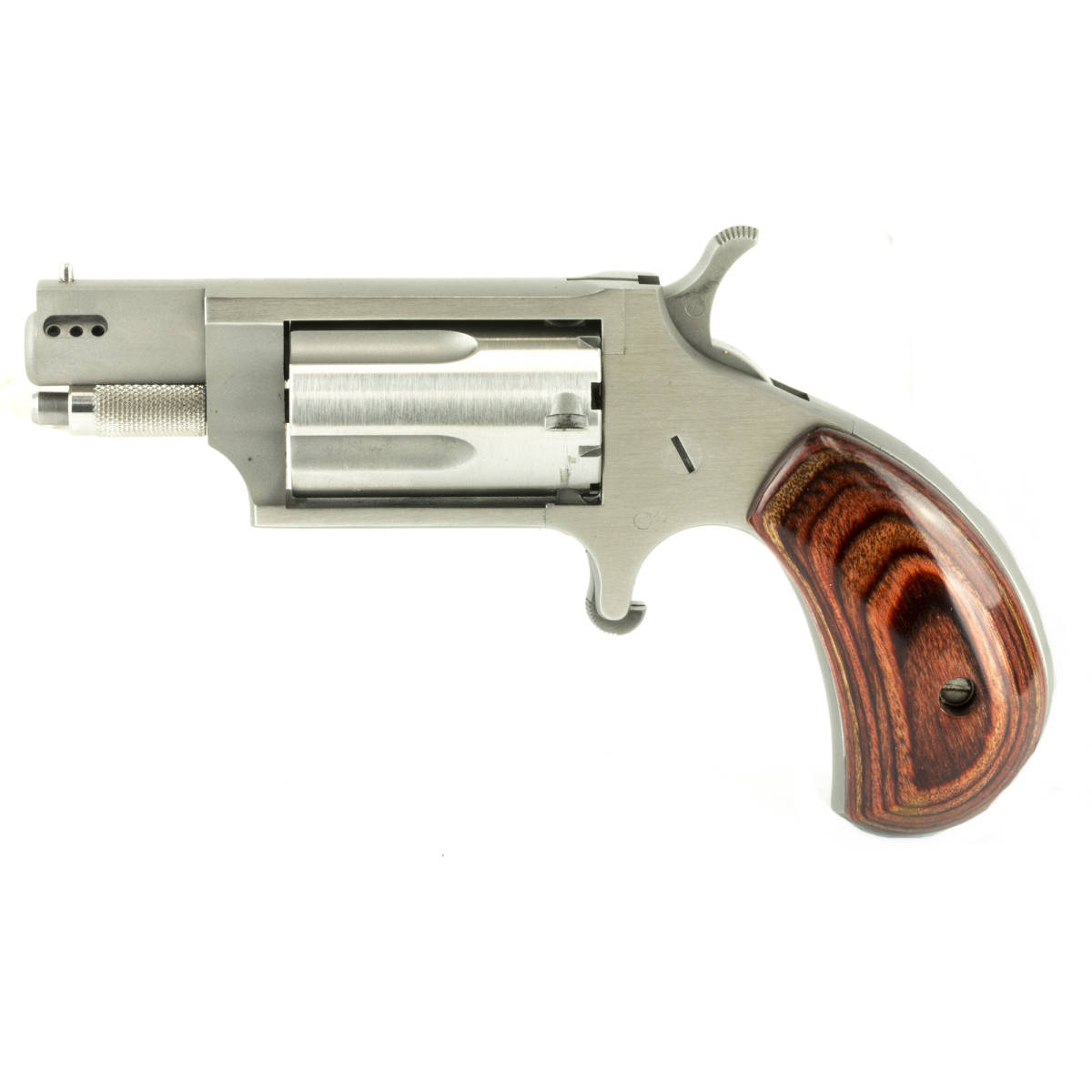 NAA 22MSP Mini-Revolver 22 Magnum 1.13” Ported Stainless Barrel &...-img-0