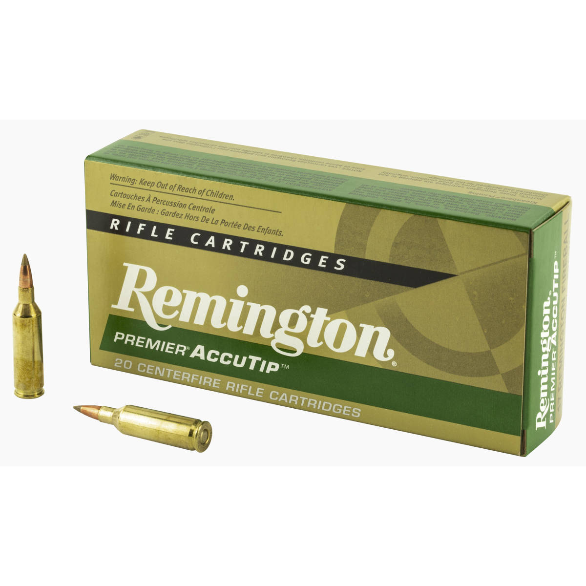 Remington Ammunition 29165 Premier Accutip-V 17RemFireball 20gr AccuTip...-img-0