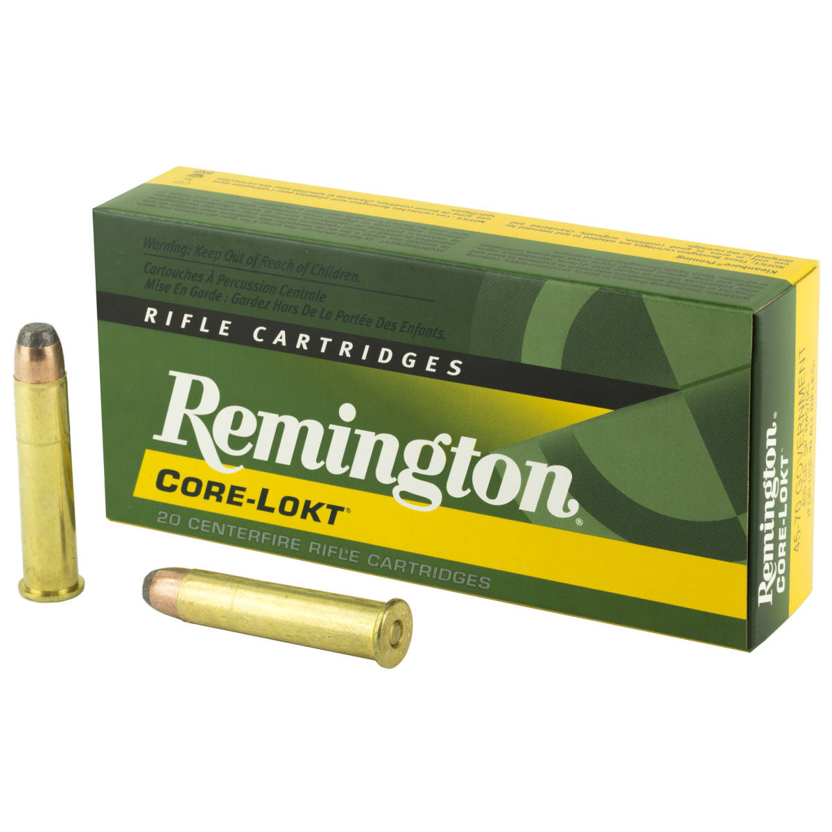 Remington 45-70 Gov 405 gr Core-Lokt Soft Point 45/70 Govt Ammo Gove-img-0