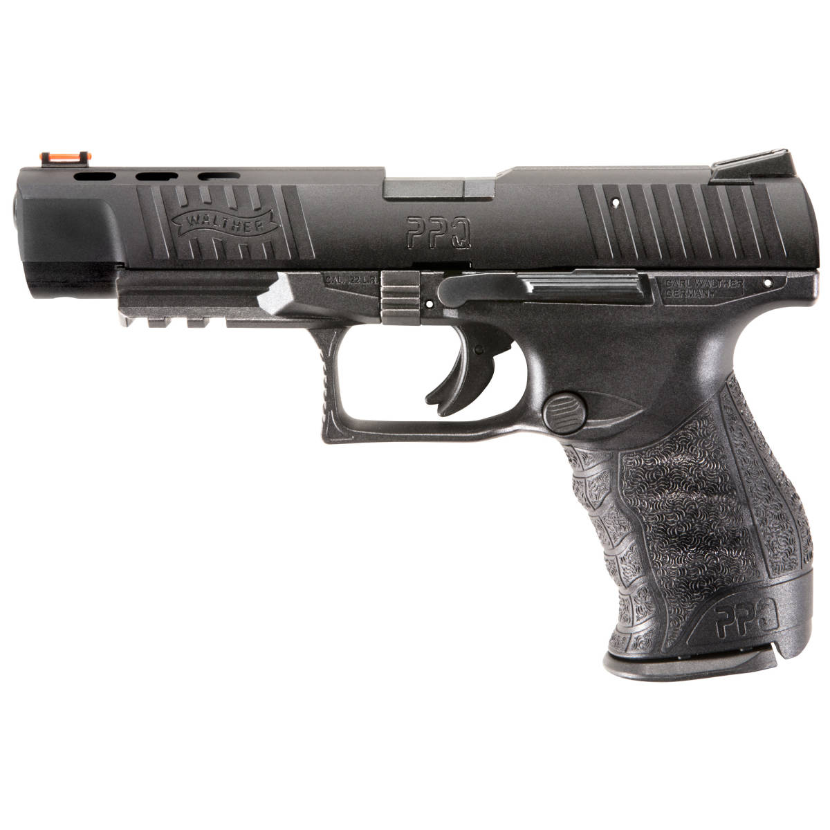Walther PPQ M2 22 LR 5” 12+1 Black Fiber Optic Sights-img-0