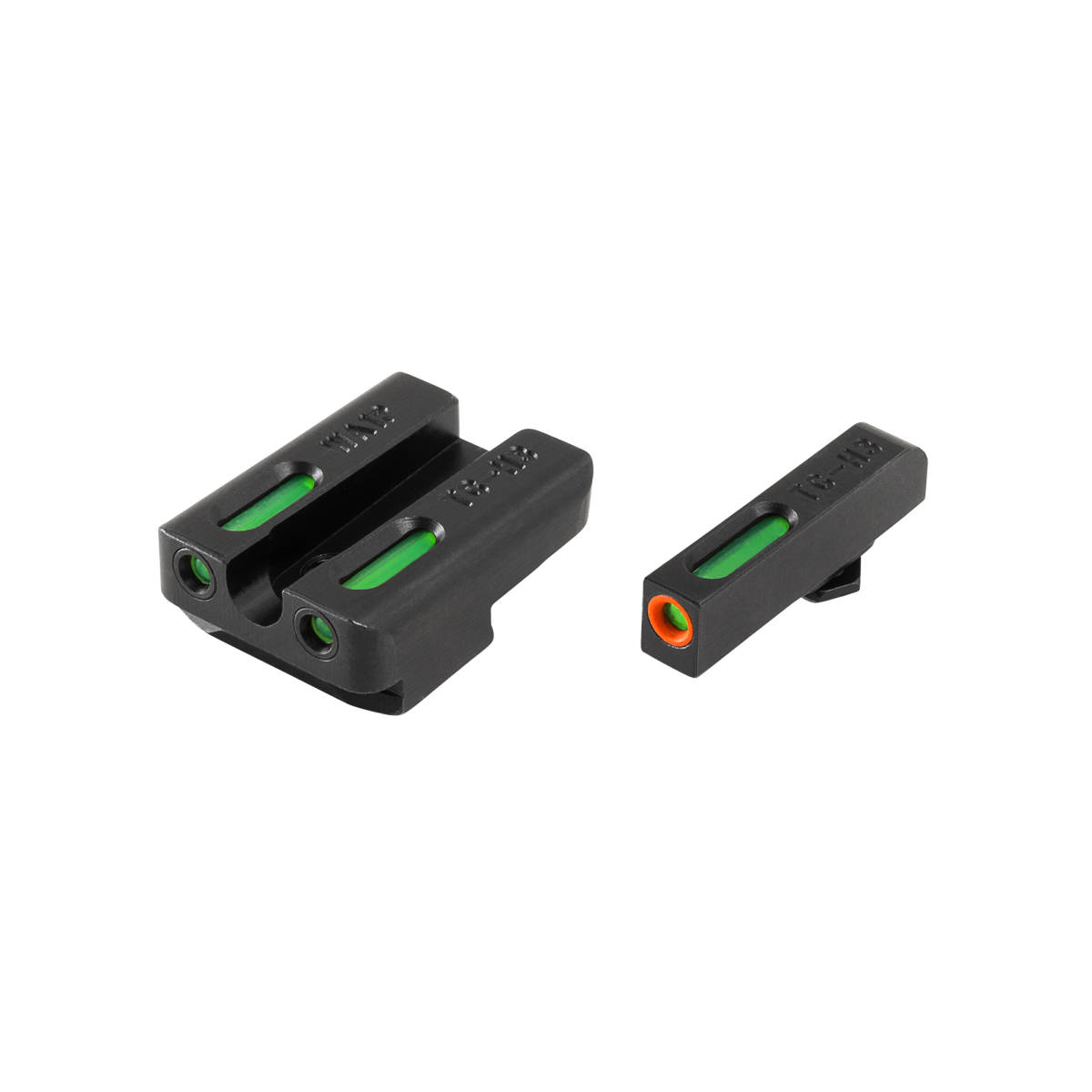 TruGlo TG13WA1PC TFX Pro Black | Green Tritium & Fiber Optic Orange...-img-0