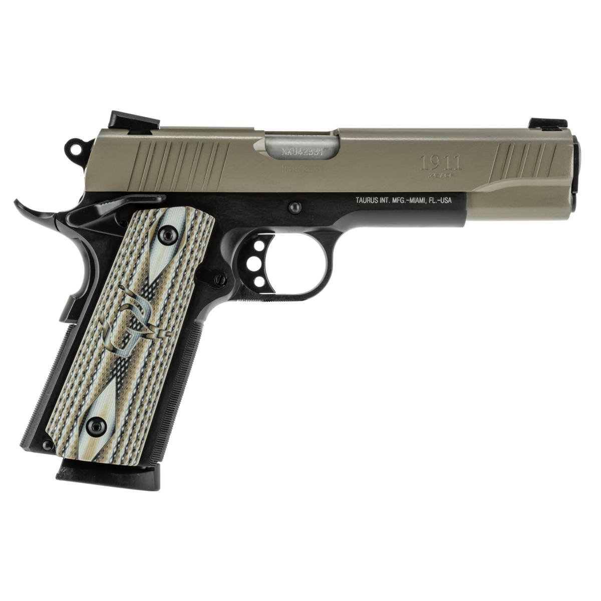 Taurus 1-191101S-VZ 1911 45 ACP Caliber with 5” Barrel, 8+1 Capacity,...-img-0