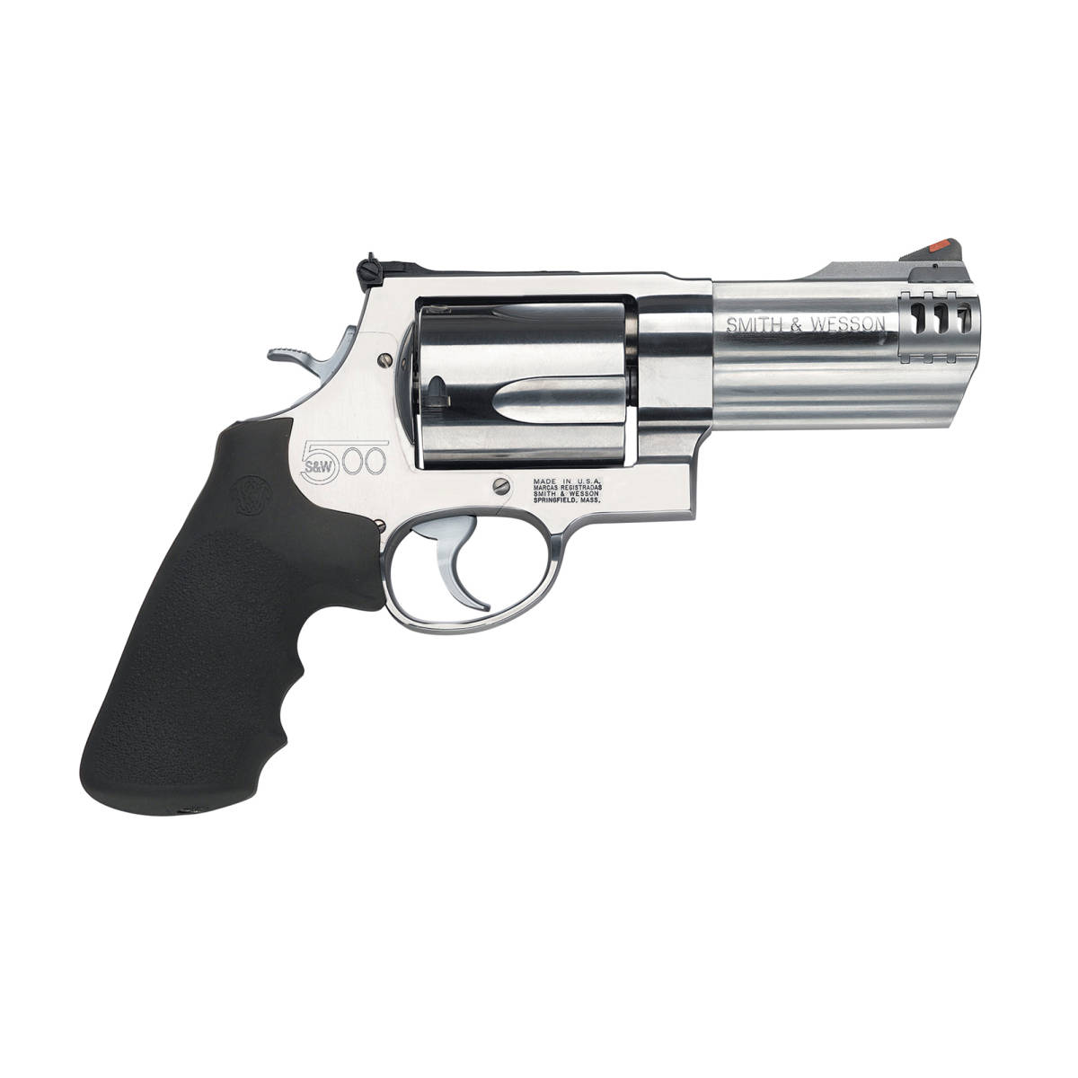 Smith Wesson 500 Stainless Revolver SW 5 Round 4in 163504-img-0